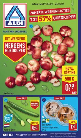 aldi - ALDI - Weekendfolder folder voor volgende week van vrijdag 04-09-2026 tot zondag 06-09-2026