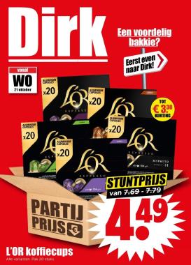 dirk - Toekomstige Dirk folder geldig van woensdag 21-10-2026 tot dinsdag 27-10-2026