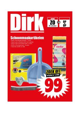 dirk - Huidige Dirk - Nonfood folder geldig van zondag 25-10-2026 tot zaterdag 31-10-2026