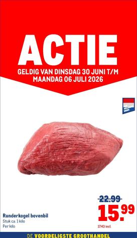 makro - Huidige Makro - Versdeals folder geldig van dinsdag 30-06-2026 tot maandag 06-07-2026