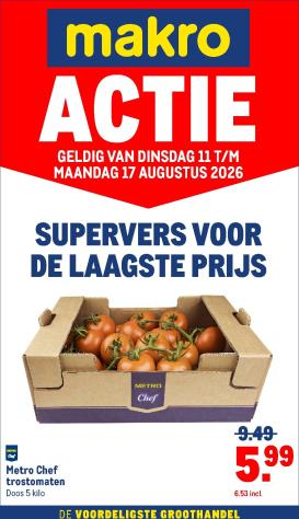 makro - Huidige Makro - Versdeals folder geldig van dinsdag 11-08-2026 tot maandag 17-08-2026