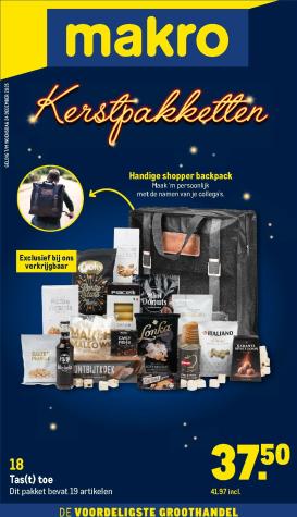 makro - De Makro - Kerstpakketten folder geldig vanaf 19-11 t/m 24-12