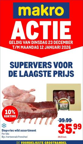 makro - De Makro - Versdeals folder geldig vanaf 23-12 t/m 12-01
