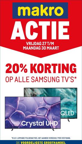 makro - De Makro - Actie Samsung folder geldig vanaf 27-03-2026 t/m 30-03-2026