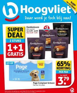 hoogvliet - Huidige Hoogvliet folder geldig van woensdag 16-09-2026 tot dinsdag 22-09-2026