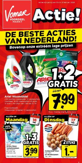 vomar - De Vomar folder geldig vanaf 15-02-2026 t/m 21-02-2026
