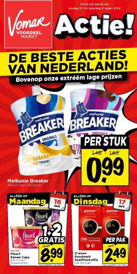 vomar - De Vomar folder geldig vanaf 15-03-2026 t/m 21-03-2026