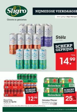 sligro - Huidige Sligro - Nijmeegse vierdaagse folder geldig van maandag 13-07-2026 tot maandag 27-07-2026