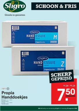 sligro - Huidige Sligro - Schoon & Fris folder geldig van donderdag 23-07-2026 tot maandag 10-08-2026