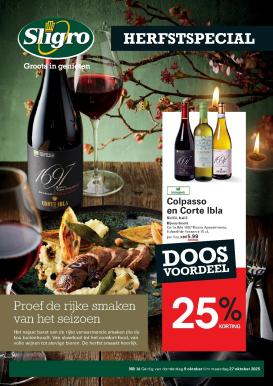 sligro - Sligro - Herfstspecial folder geldig vanaf 09-10 t/m 27-10