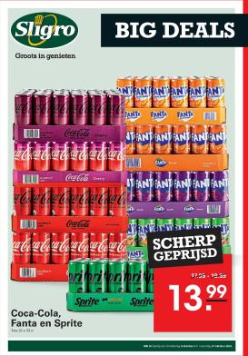 sligro - Sligro - Big Deals Cafetaria folder geldig vanaf 09-10 t/m 27-10
