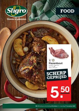 sligro - De Sligro - Food folder geldig vanaf 30-10 t/m 17-11