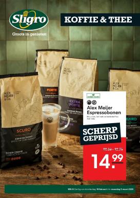 sligro - De Sligro - Koffie special folder geldig vanaf 19-02-2026 t/m 09-03-2026