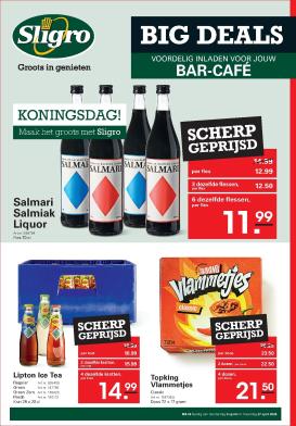 sligro - De Sligro - Bigdeals Bar-café folder geldig vanaf 09-04-2026 t/m 27-04-2026