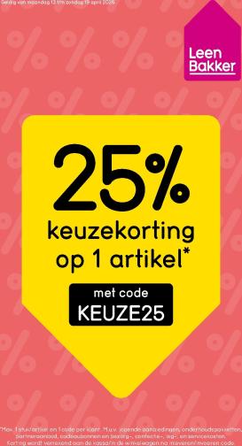 leen-bakker - Huidige Leen Bakker folder geldig van maandag 13-04-2026 tot zondag 19-04-2026