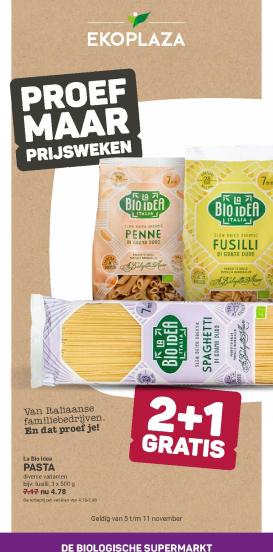 ekoplaza - De Ekoplaza folder geldig vanaf 05-11 t/m 11-11