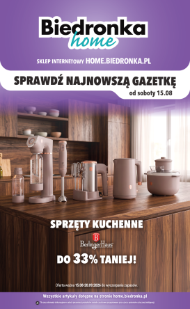 biedronka - Aktualna gazetka Biedronka ważna od 15.08.2026 do 20.09.2026