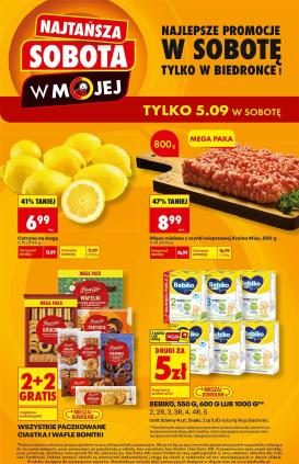 biedronka - Nowa gazetka Biedronka - Najtansza sobota ważna od 05.09.2026 - 05.09.2026