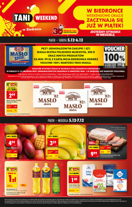 biedronka - Gazetka Biedronka - Tani weekend - ważna od 05.12. do 06.12.