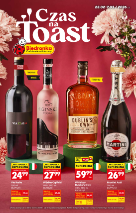 biedronka - Gazetka Biedronka - Alkohole - ważna od 23.02.2026 do 07.03.2026