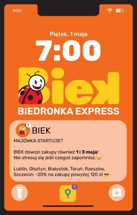 biedronka - Aktualna gazetka Biedronka - Biek ważna od 01.05.2026 do 03.05.2026