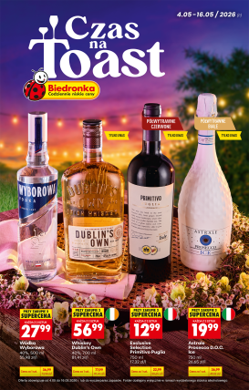 biedronka - Nowa gazetka Biedronka - Alkohole ważna od 04.05.2026 do 16.05.2026