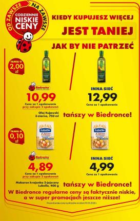 biedronka - Aktualna gazetka Biedronka - Gdy kupujesz więcej, jest taniej ważna od 11.05.2026 do 16.05.2026