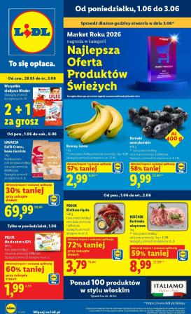 lidl - Nowa gazetka Lidl ważna od 01.06.2026 do 03.06.2026
