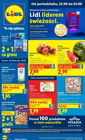 lidl - Nowa gazetka Lidl - Gazetka ważna od 22.06 do 24.06 ważna od 22.06.2026 do 24.06.2026