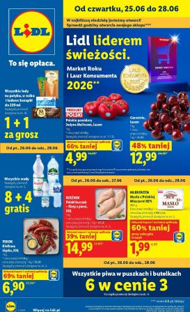lidl - Nowa gazetka Lidl - Gazetka ważna od 25.06 do 28.06 ważna od 25.06.2026 do 28.06.2026