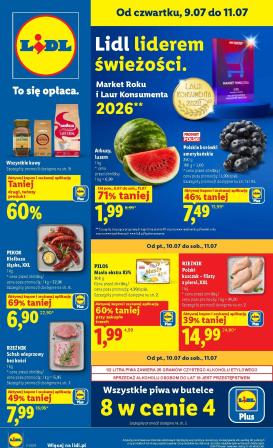 lidl - Aktualna gazetka Lidl ważna od 09.07.2026 do 11.07.2026