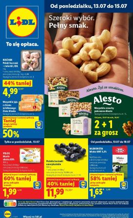 lidl - Nowa gazetka Lidl - Gazetka ważna od 13.07 do 15.07 ważna od 13.07.2026 do 15.07.2026