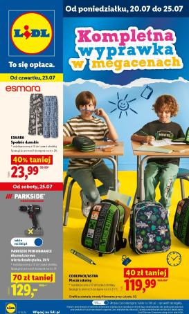 lidl - Nowa gazetka Lidl - Katalog ważny od 20.07 ważna od 20.07.2026 do 25.07.2026