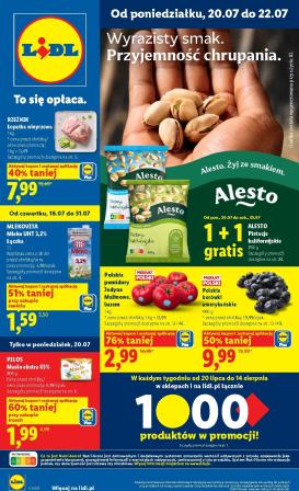 lidl - Aktualna gazetka Lidl - Gazetka ważna od 20.07 do 22.07 ważna od 20.07.2026 do 22.07.2026
