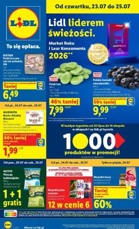 lidl - Aktualna gazetka Lidl ważna od 23.07.2026 do 25.07.2026