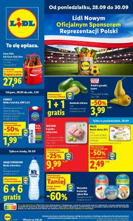 lidl - Aktualna gazetka Lidl ważna od 28.09.2026 do 30.09.2026