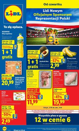 lidl - Nowa gazetka Lidl ważna od 01.10.2026 do 03.10.2026