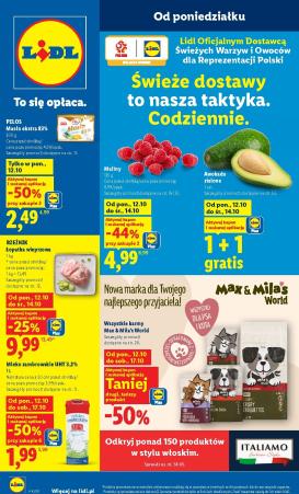 lidl - Nowa gazetka Lidl ważna od 12.10.2026 do 14.10.2026