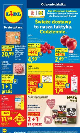 lidl - Nowa gazetka Lidl ważna od 19.10.2026 do 21.10.2026