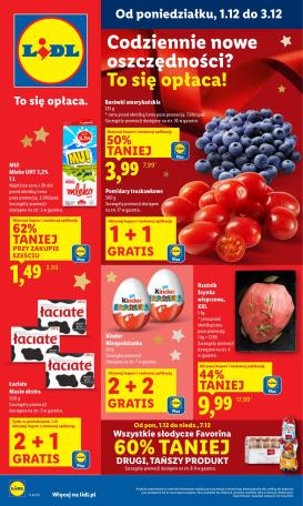 lidl - Gazetka Lidl - ważna od 01.12. do 03.12.