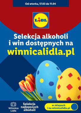 lidl - Gazetka Lidl - Alkohole - ważna od 17.03.2026 do 11.04.2026