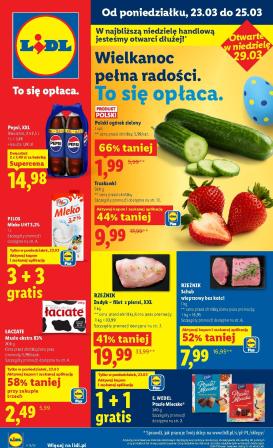 lidl - Gazetka Lidl - ważna od 23.03.2026 do 25.03.2026