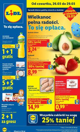 lidl - Gazetka Lidl - ważna od 26.03.2026 do 29.03.2026