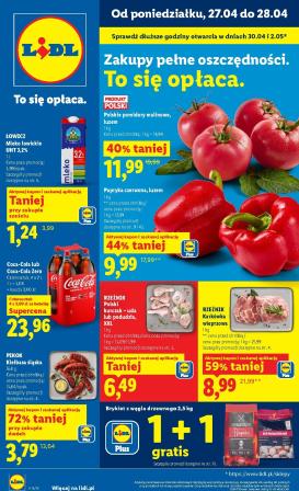 lidl - Aktualna gazetka Lidl ważna od 27.04.2026 do 28.04.2026