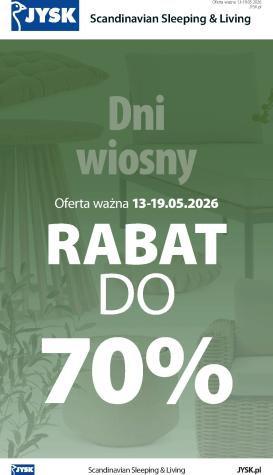 jysk - Aktualna gazetka JYSK ważna od 13.05.2026 do 19.05.2026