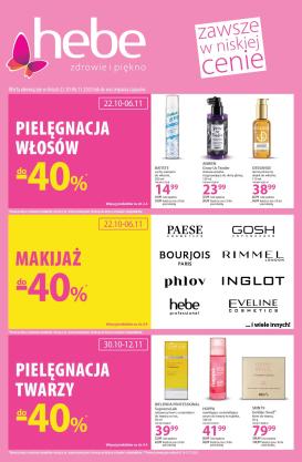 hebe - Gazetka Hebe - ważna od 22.10. do 06.11.