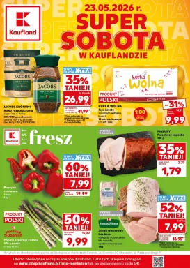 kaufland - Nowa gazetka Kaufland - Super Sobota ważna od 23.05.2026 - 23.05.2026