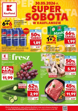 kaufland - Nowa gazetka Kaufland - Super Sobota ważna od 30.05.2026 - 30.05.2026