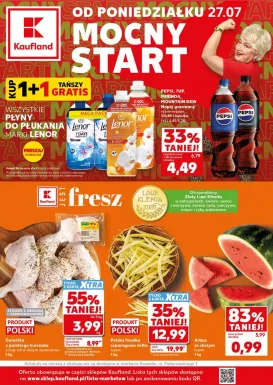 kaufland - Nowa gazetka Kaufland - Mocny Start ważna od 27.07.2026 do 29.07.2026