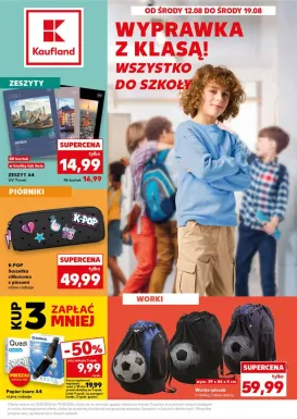 kaufland - Aktualna gazetka Kaufland - Wszystko do szkoły ważna od 12.08.2026 do 19.08.2026